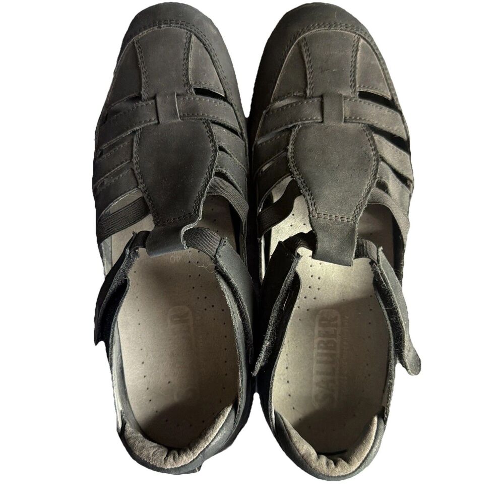 Drew Ginger in black - Women's Comfort Closed Toe Sandals size 9W